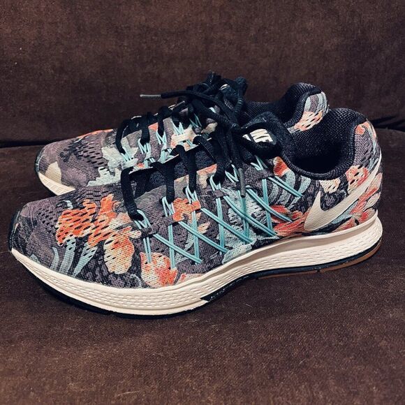 RARE Nike Pegasus 32 Photosynthesis Obsidian Teal Floral women's 8 US 39 EUR - Picture 3 of 8